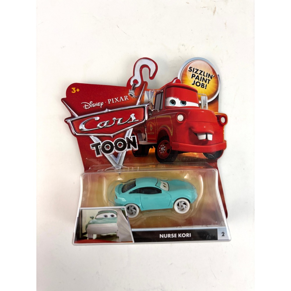 2010 Disney Pixar Cars Toon Nurse Kori #2 P7225 Rescue Squad Mater Sealed